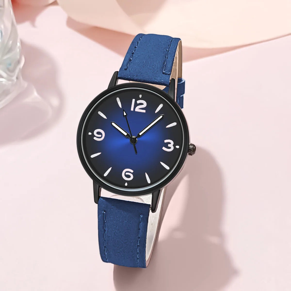 Montre en cuir PU pour femme, montre-bracelet décontractée, montres à quartz pour femme, cadeau, Reloj Mujer, Relogio Feminino