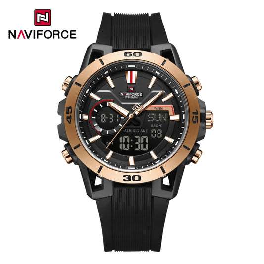 NAVIFORCE NF7135 Dual Display Chronograph Countdown Watch
