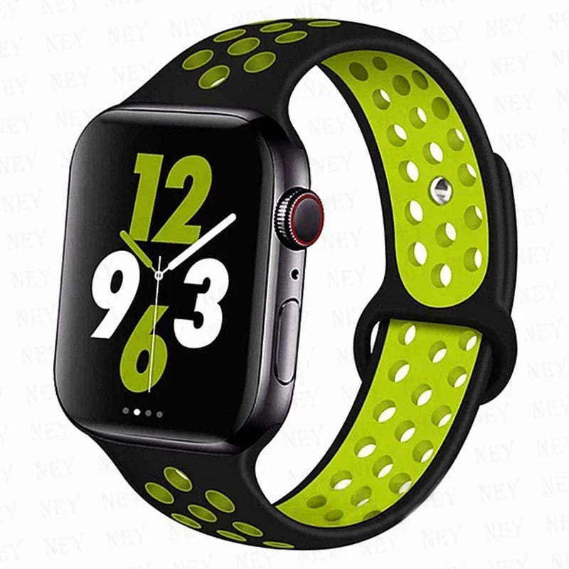 Sport Strap For Apple Watch Band Ultra 49mm 44mm 45mm 38/40mm/41mm Silicone Pride Bracelet correa iWatch Series 8 7 6 4 5 3 9 SE