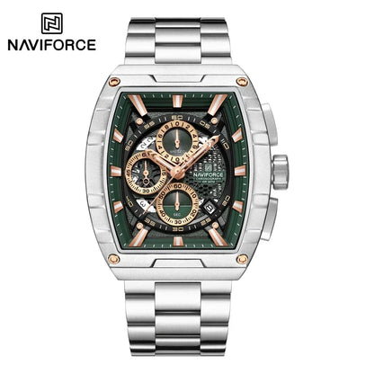 NAVIFORCE – Montre-bracelet à quartz de luxe pour hommes, marque supérieure, étanche, chronographe, 2025, date automatique