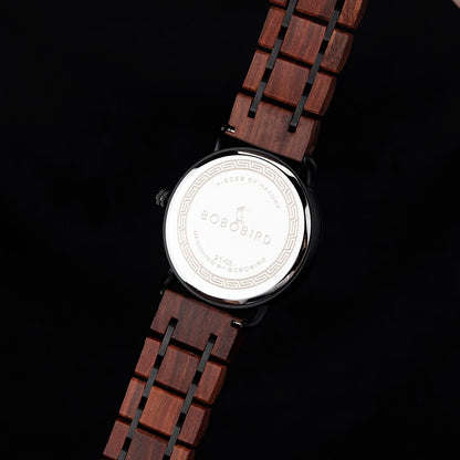 BOBO BIRD Wooden Date Display Watch 42mm Model