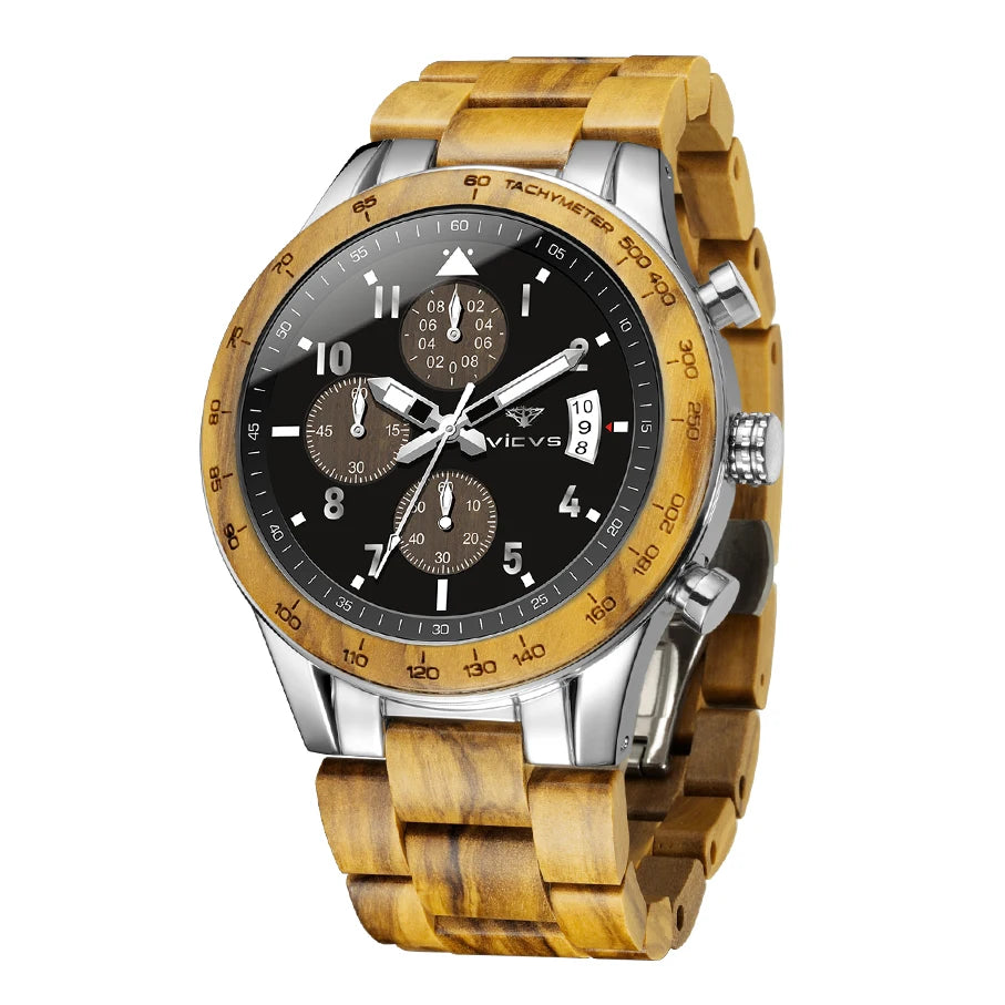 Bobo Bird Chronograph Quartz Watch