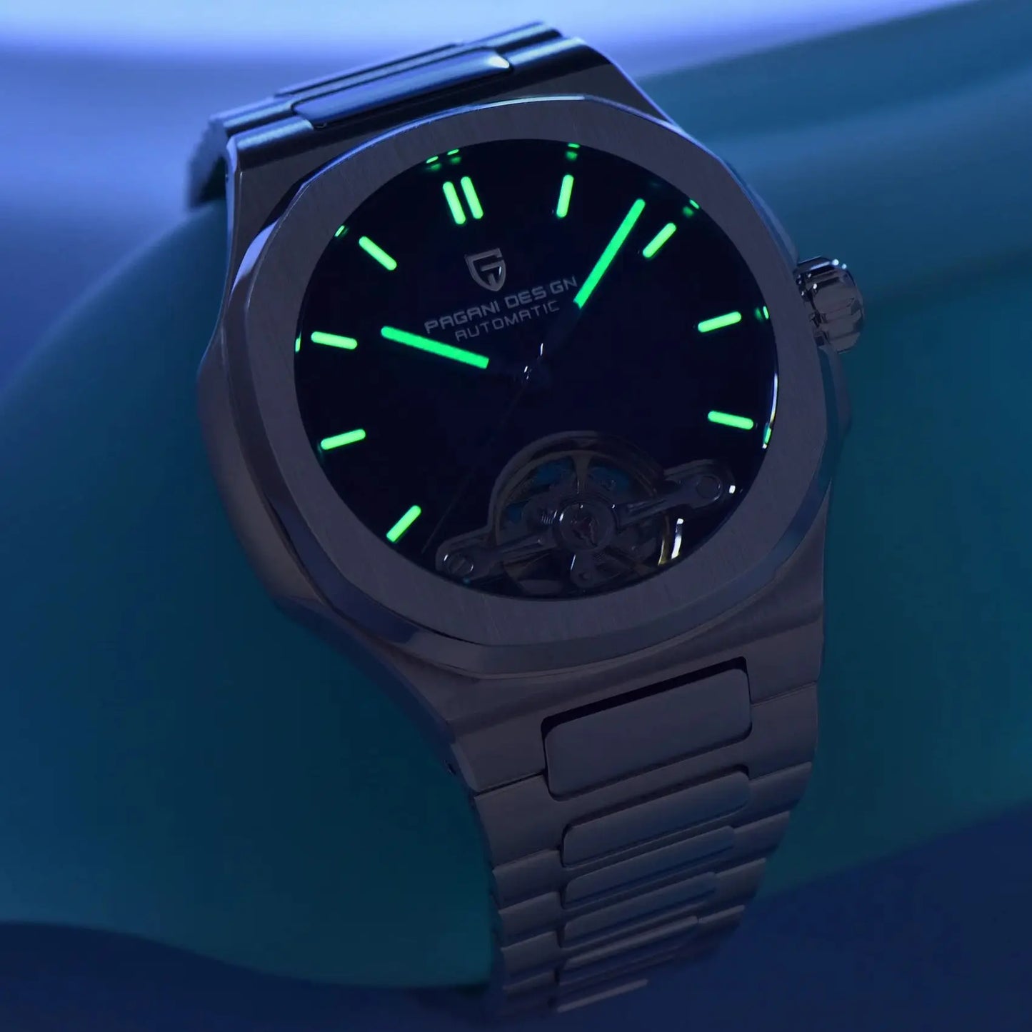 ChronoState Velocity Tourbillon Skeleton Automatic Luxury Watch for Men