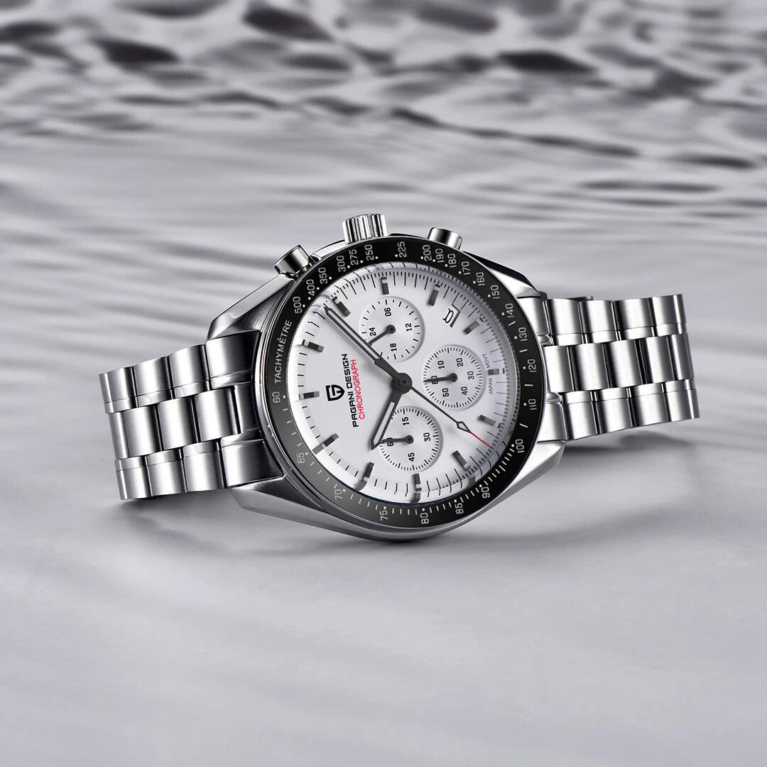 PAGANI DESIGN 2026 Nouvelle V5 PD1701 Montres Homme Luxe Montre à Quartz Homme Sport Vitesse Chronographe Verre Saphir AR Étanche 100M