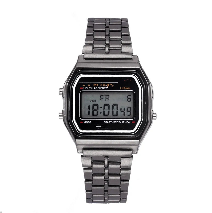 Luxury Women's Rose Gold Silicone Watches Women Fashion LED Digital Clock Casual Ladies Electronic Watch Reloj Mujer 2025