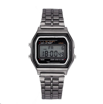 Luxury Women's Rose Gold Silicone Watches Women Fashion LED Digital Clock Casual Ladies Electronic Watch Reloj Mujer 2025