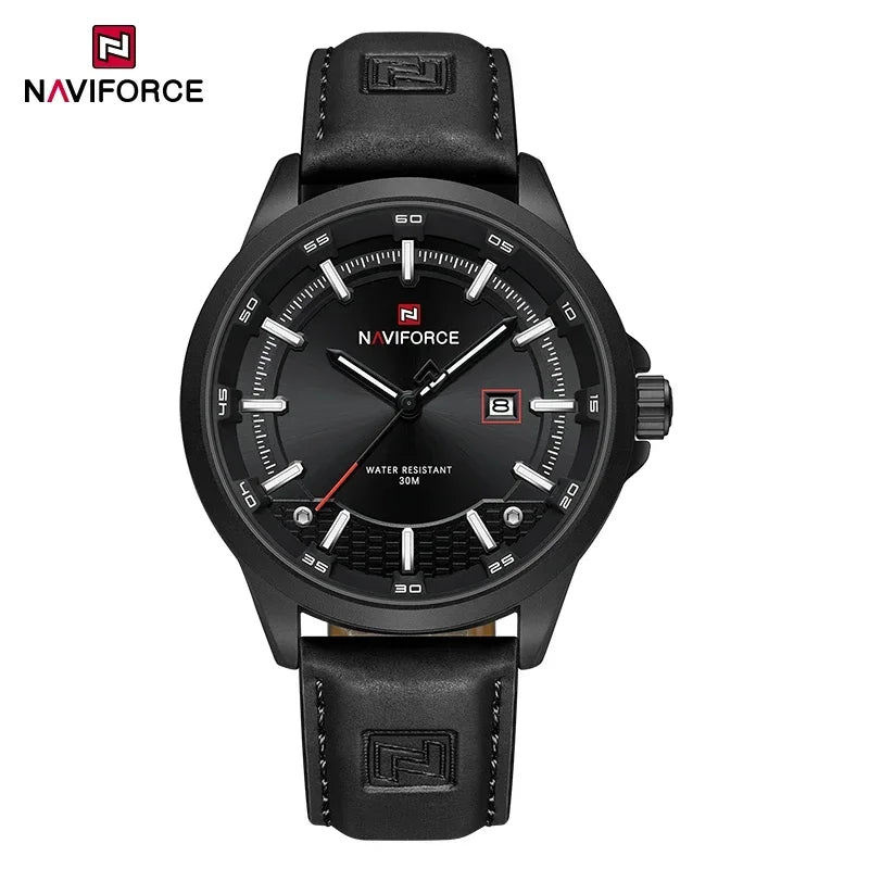 Montres Homme NAVIFORCE Montres-bracelets à Quartz Lumineuses Étanche Calendrier Business Horloges Cadeau Relogio Masculino 2025
