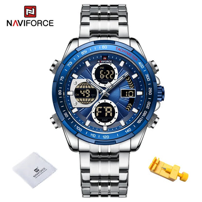 NAVIFORCE NF9197 Analog Digital Chronograph Calendar Watch