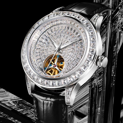 ChronoState Diamond Sovereign Tourbillon Mechanical Watch for Men