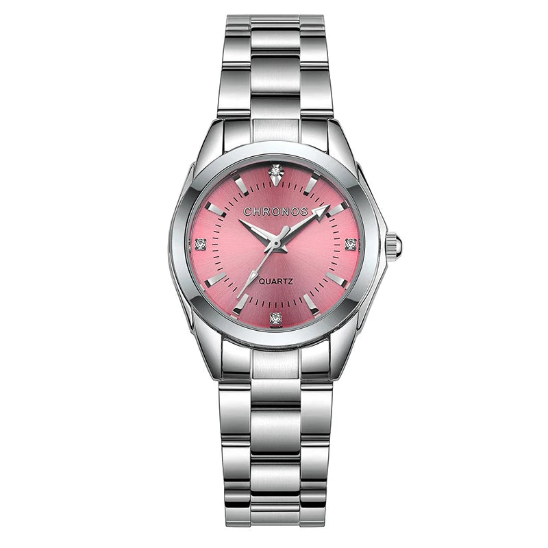 ChronoState Bella Royale Elegant Stainless Steel Quartz Watch for Women