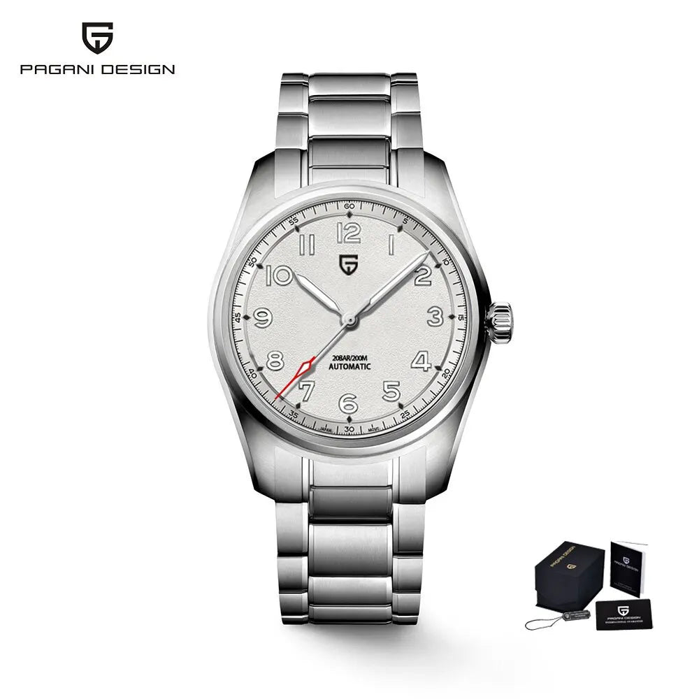 PAGANI Design 2026 Nouvelle Montre Mécanique Automatique Homme NH35A Verre Saphir Acier Inoxydable Étanche 200m Reloj Hombre