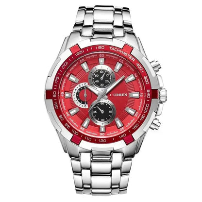 CURREN 8023 Montre à Quartz Homme Étanche Sport Militaire Montres Hommes Affaires Acier Inoxydable Montre-bracelet Horloge Masculine reloj hombre