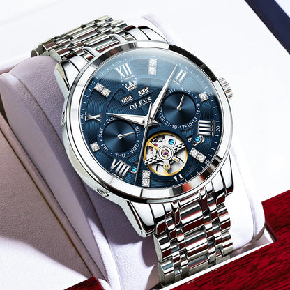ChronoState 6701 – Automatic Flywheel Business Watch | Full Calendar Luminous 100M Waterproof