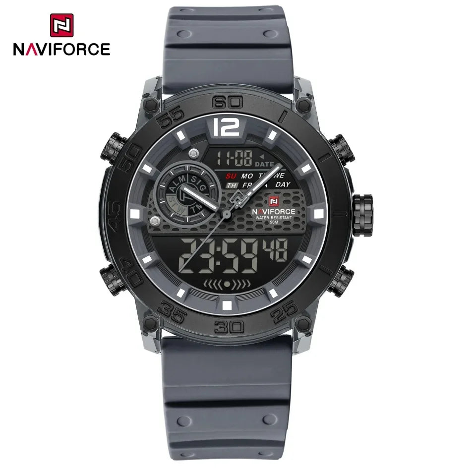 NAVIFORCE NF6104 Dual Display Multifunction Watch