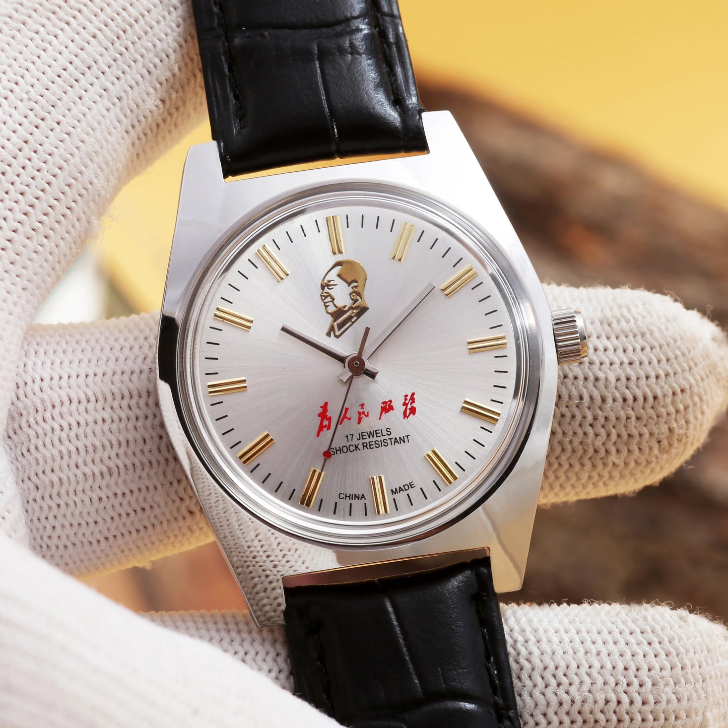 ChronoState Shanghai 8120 – Montre mécanique rétro 36MM | Mouvement manuel Montre vintage homme