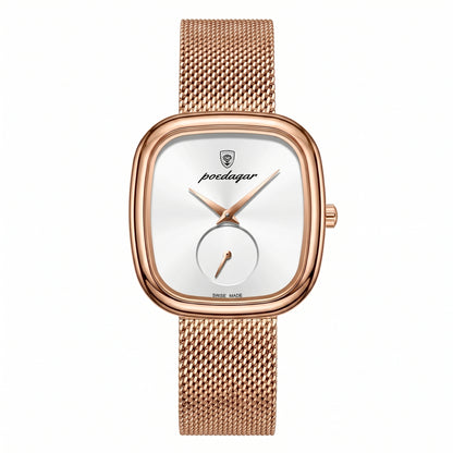 ChronoState Luna Mesh Elegant Quartz Watch for Women
